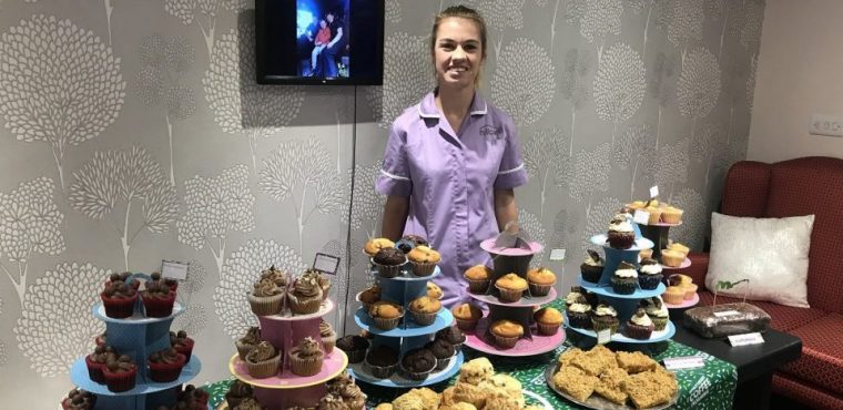  Fundraising for cancer charity at care homes’ coffee mornings 