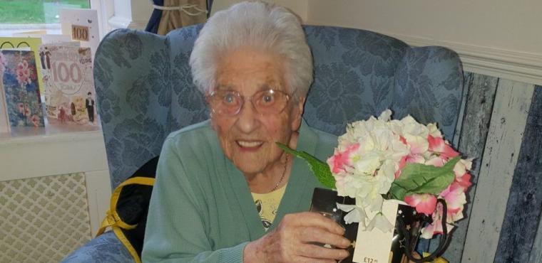  Irene Bates celebrates her centenary with friends and family 