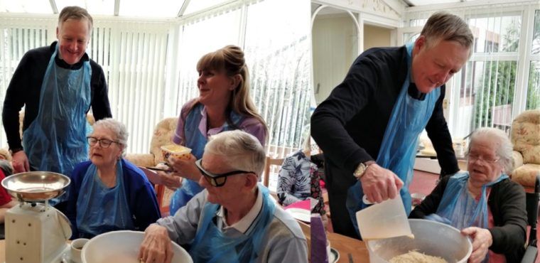  MP joins care home bakery club 