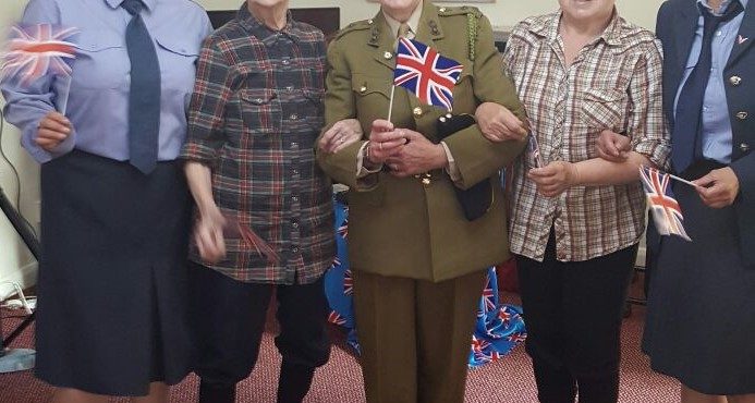  Care home residents visit the past on Armed Forces Day 