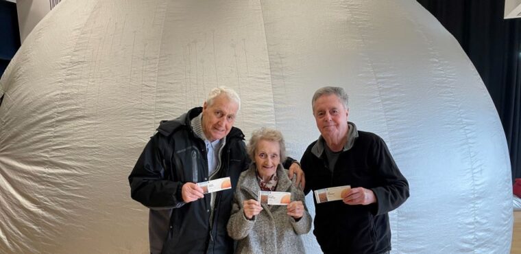  Elderly enjoy out of this world adventure 