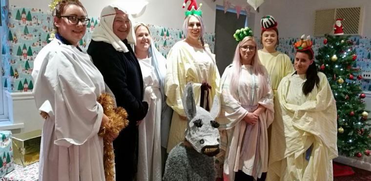 Care home’s Nativity play with a Teesside twist 