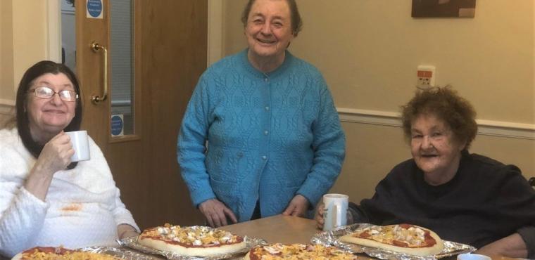  Care home turns into pizzeria for National Pizza Day 