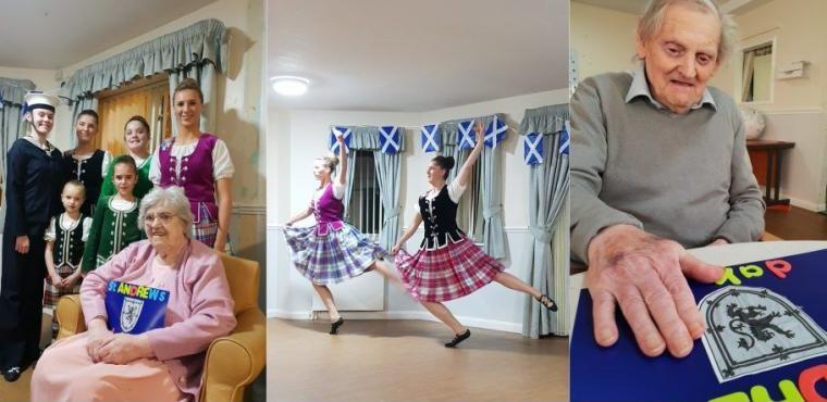  Elsie gets special St Andrew’s Day party at care home 