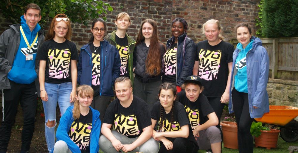 Greenfingered teens transform care home garden Hill Care