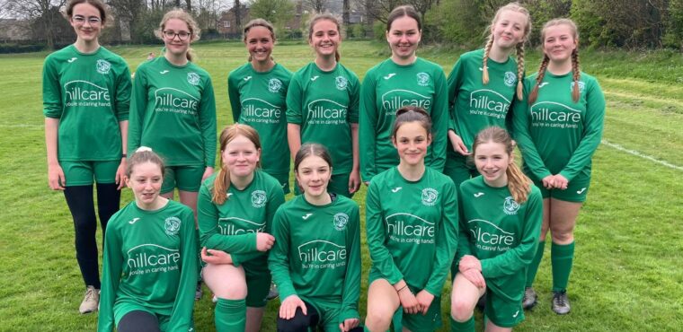  Girls’ football team sponsorship renewed by Hill Care 