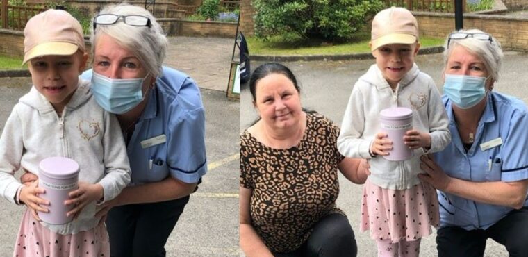  Eden’s visit to care home after fundraiser for cancer treatment 