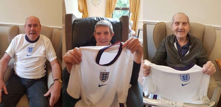  England’s Euro 2021 campaign inspires Huddersfield care home residents 