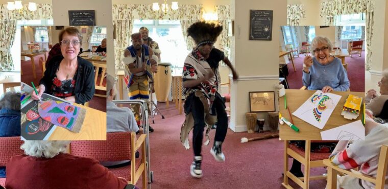  Africa comes to Salford care home 