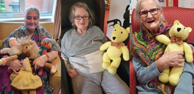  Knitters brings smiles to Peterlee care home residents 