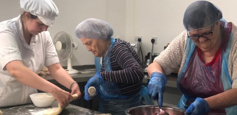  Pie making residents take over care home kitchen 