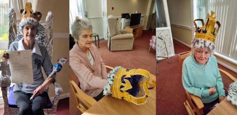  Queen “delighted” by Pelton care home’s crown jewels 