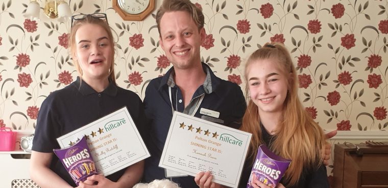  Pupils praised by care home after work experience week 