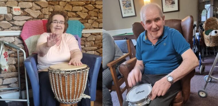 Elderly feel “alive” and “happy” after drumming circle 