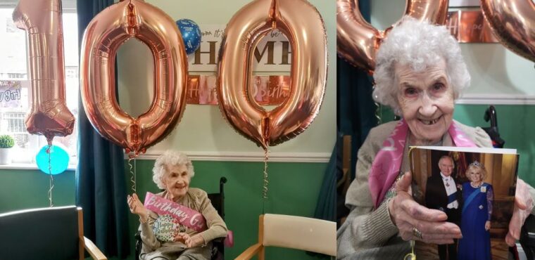  100th birthday celebration for Tyneside centenarian 