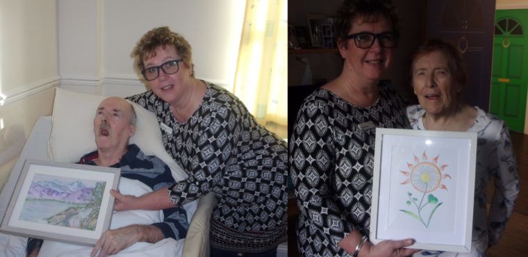  Care home nurse creates artworks for her residents 