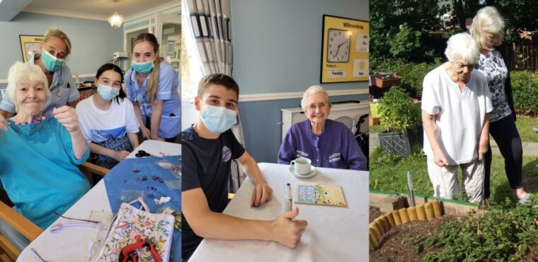  Teens create sensory garden for elderly care home residents 